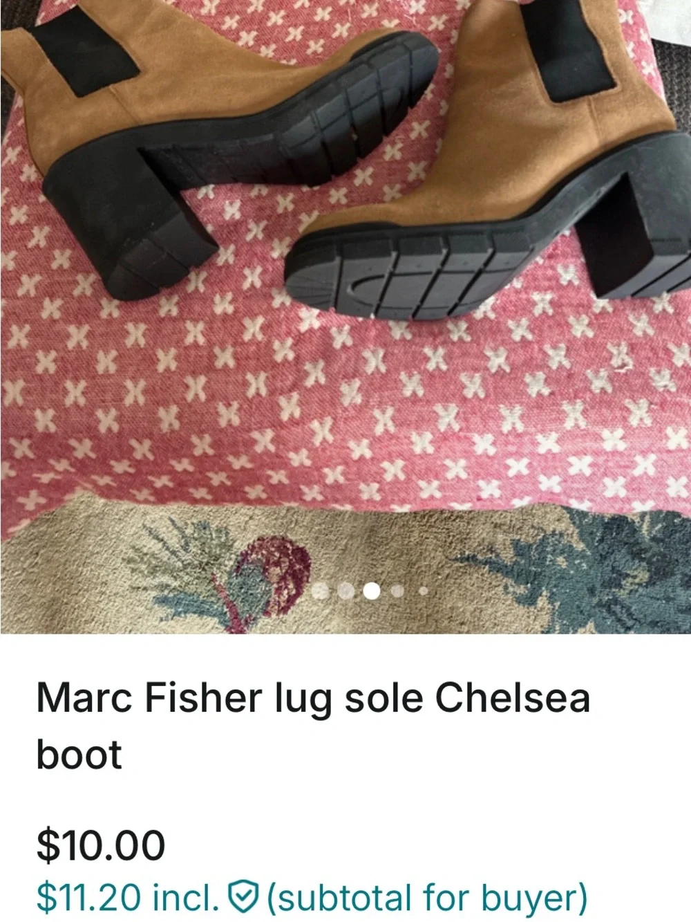 Marc Fisher suede chelsea